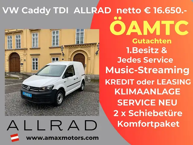 Volkswagen Caddy Caddy Kastenwagen 2,0 TDI 4MOTION  KLlima Ntto ...