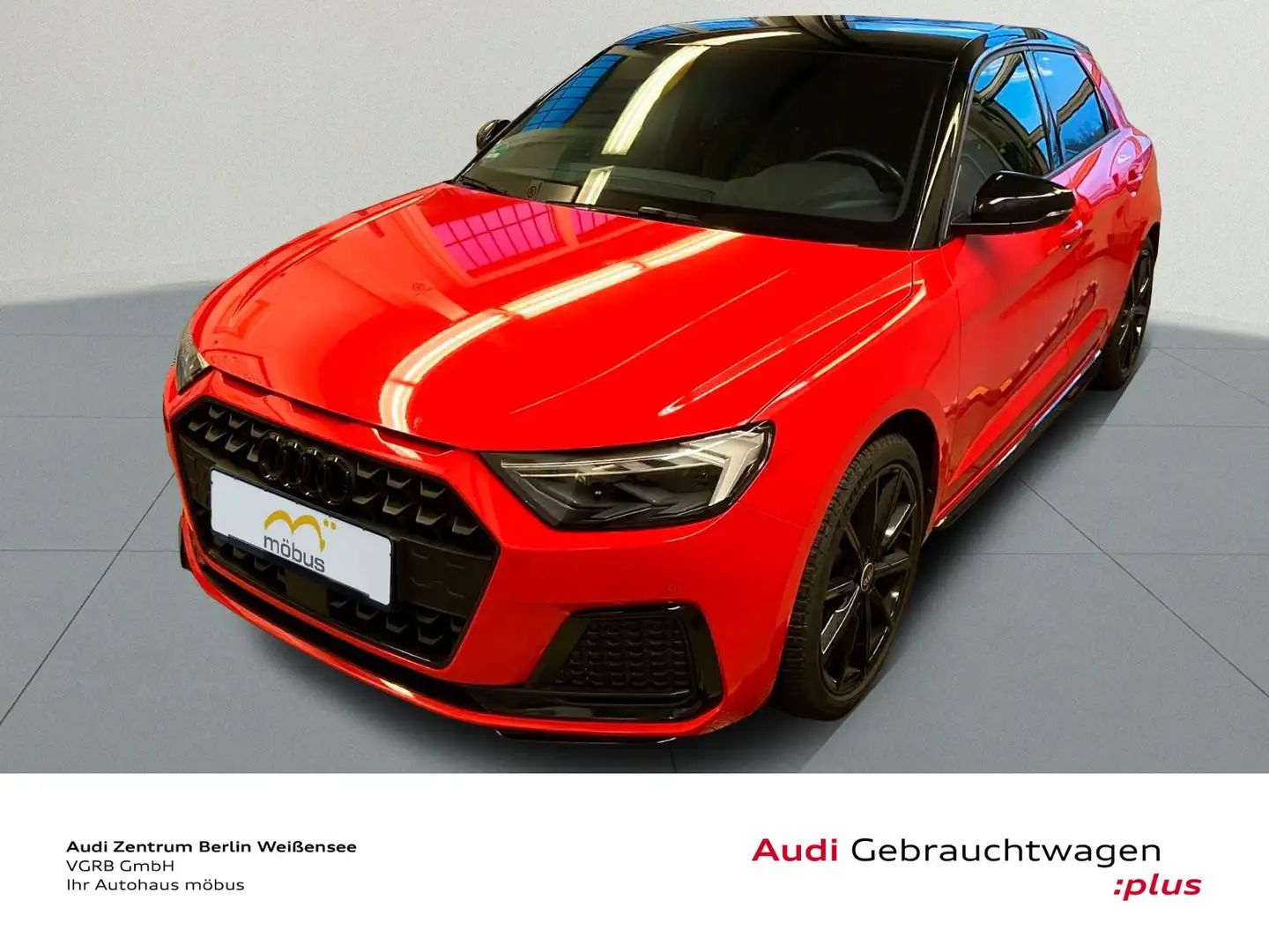Audi A1 30 TFSI S-TRO*ADVANCED*LED*RFK*NAVI Rot - 2