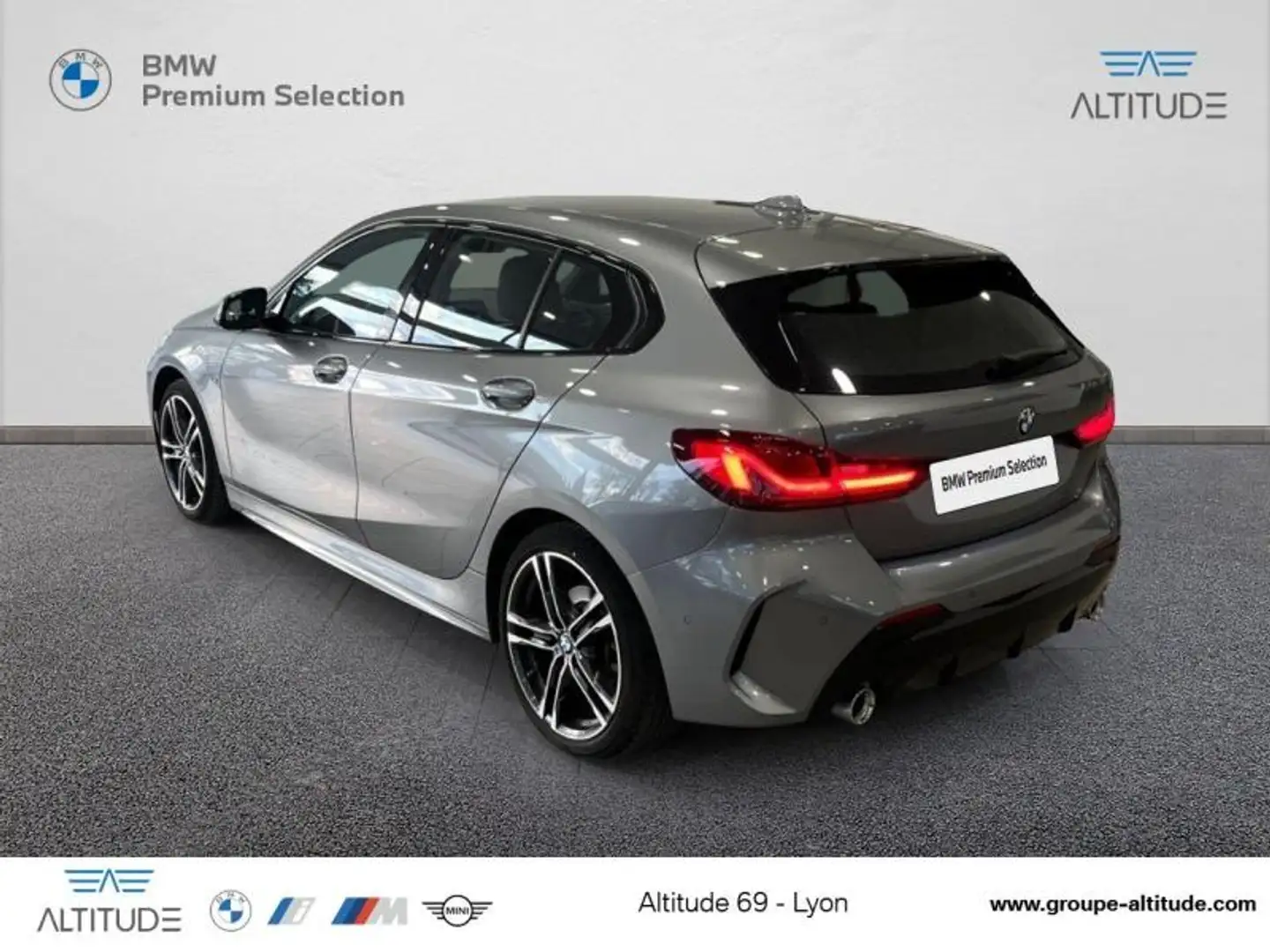 BMW 118 118dA 150ch M Sport 8cv Gris - 2