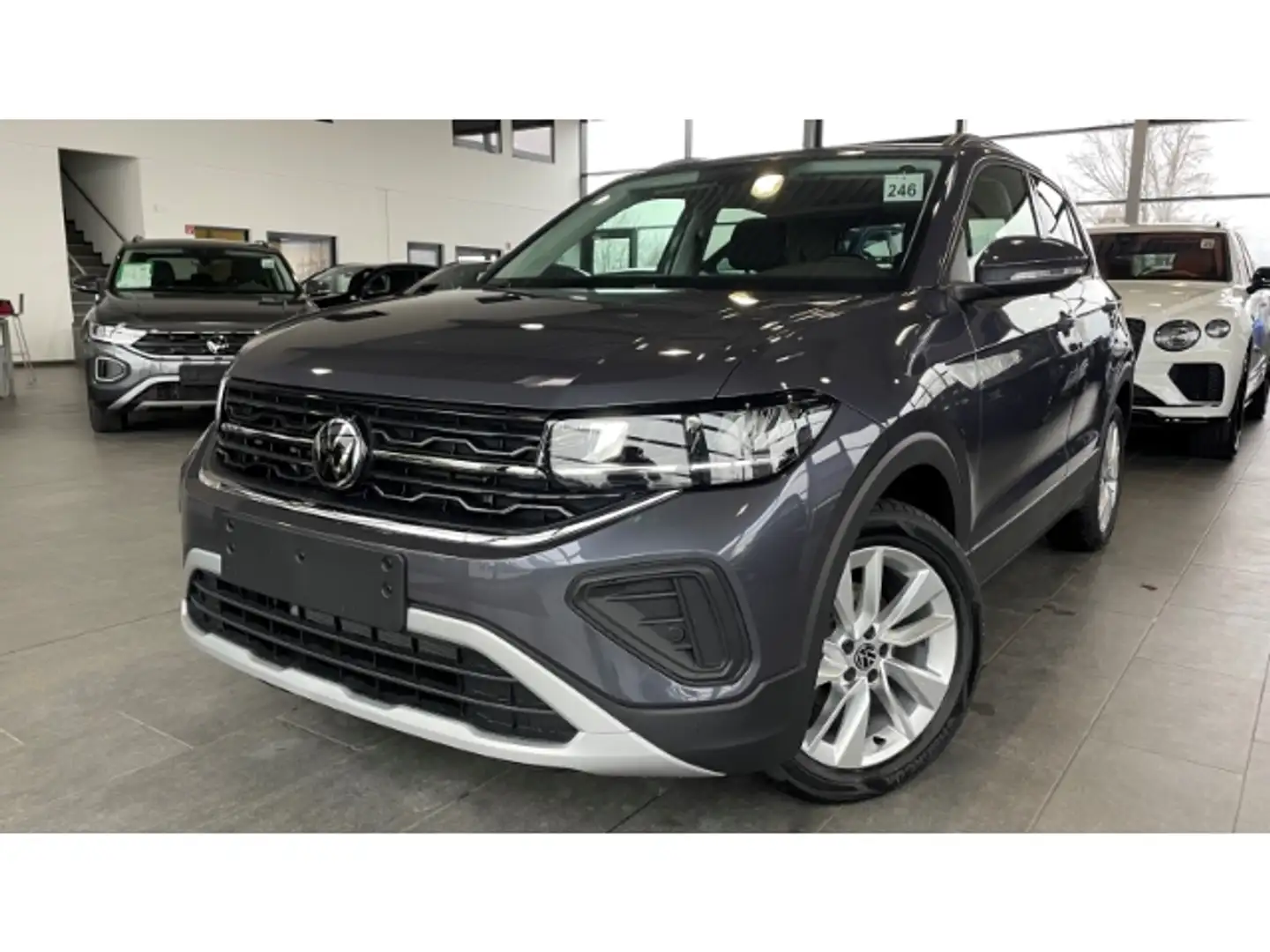 Volkswagen T-Cross 1.0 TSI Prime Navi LED Kamera SitzHZG APP Connect Grijs - 1