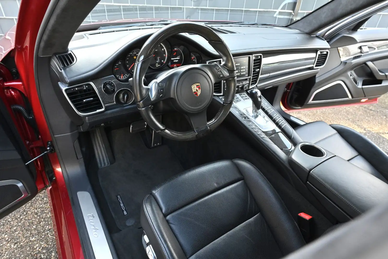 Porsche Panamera Turbo/Carbon/SD/Luftfahr/Burmester/ACC/Voll! Rot - 2
