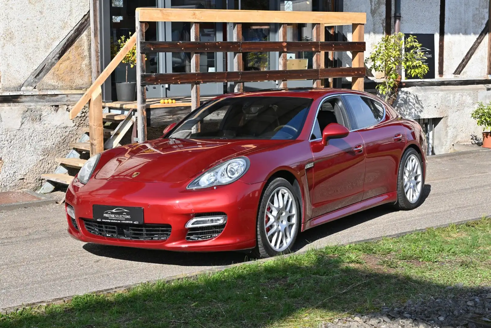 Porsche Panamera Turbo/Carbon/SD/Luftfahr/Burmester/ACC/Voll! Rot - 1