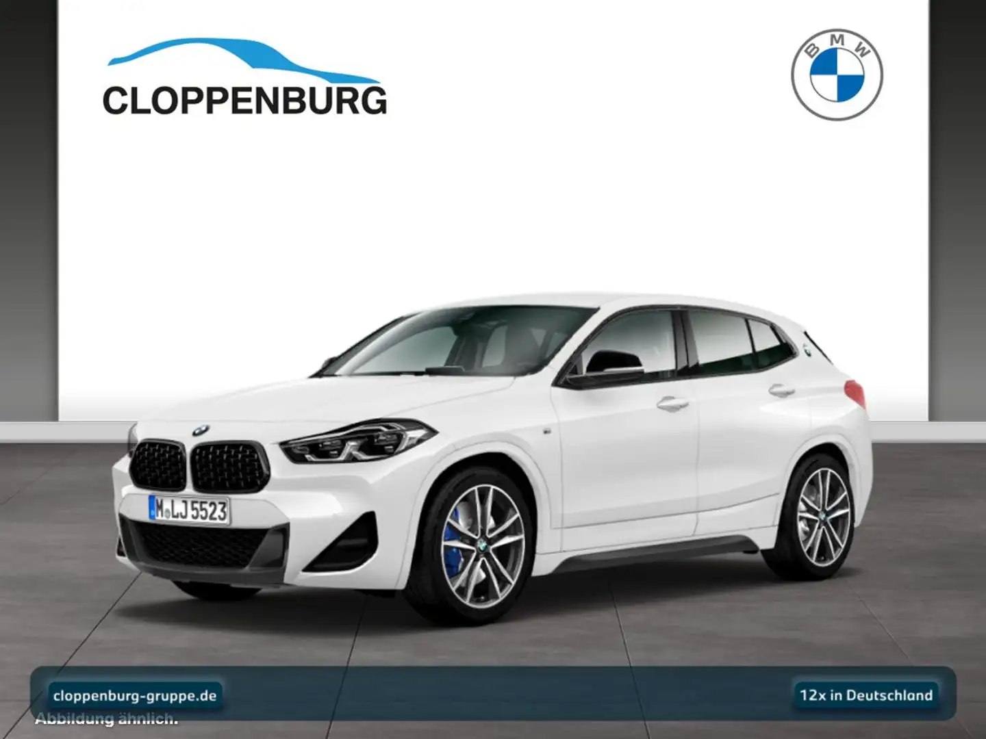 BMW X2 M 35i Head-Up+Navi+ACC+SHZ+KeyGO+HiFi+Spurass. Weiß - 1