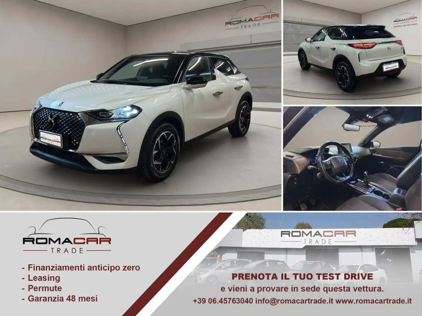 DS Automobiles DS 3 Crossback BlueHDi 100 BUSINESS SUPER FULL! Bianco - 1