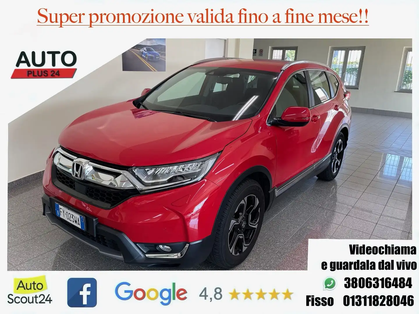 Honda CR-V 1.5T Elegance Navi CON PROMO PLUS Rosso - 1