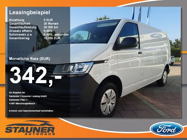 Volkswagen T6.1 Transporter 2.0 TDI Kasten FWD lang Klima GJR DAB PDC