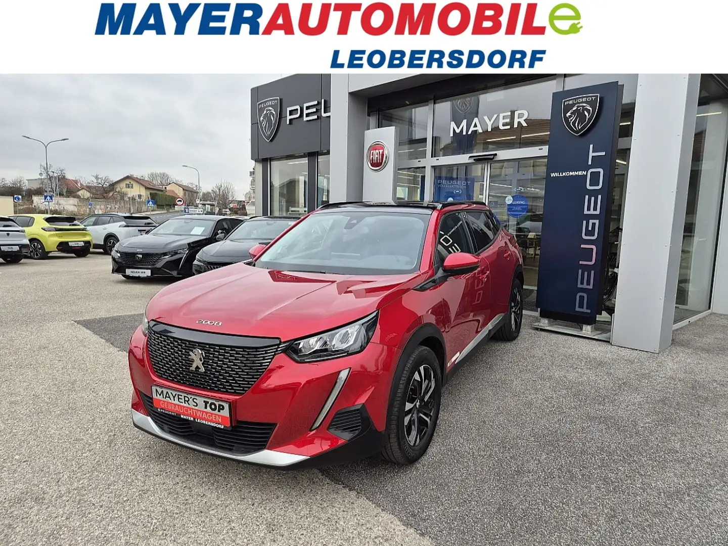 Peugeot 2008 PureTech 130 S&S Allure EAT8 Rot - 1