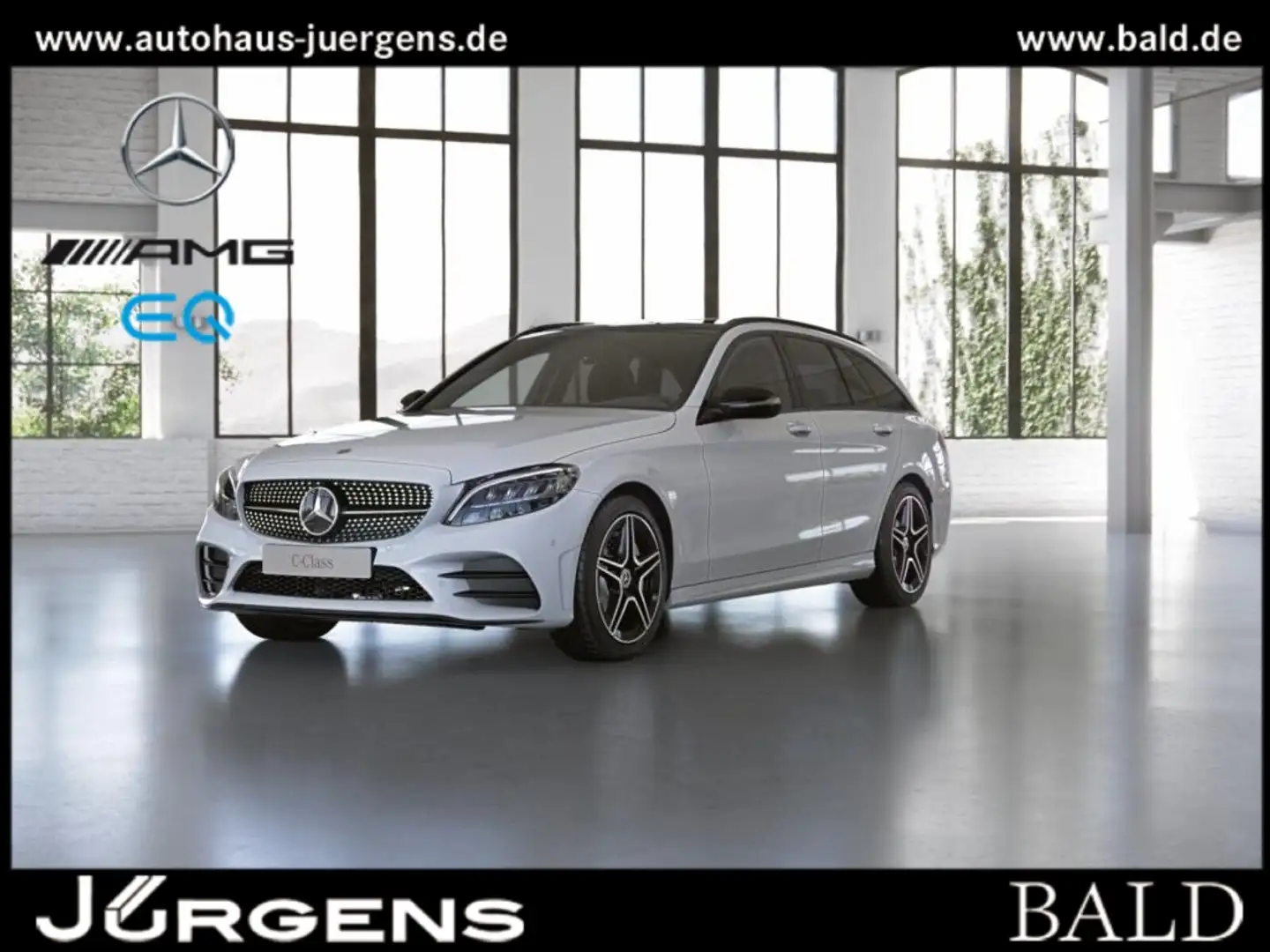 Mercedes-Benz C 300 d 4M T AMG-Sport/Wide/Pano/Night/Ambi/18' Weiß - 1