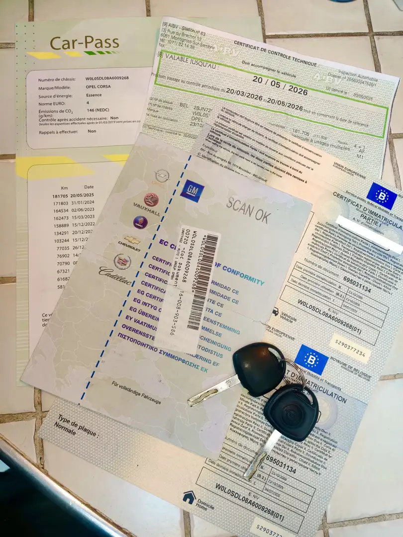 Opel Corsa 1.2 - Essence EURO 4 BXL OK Nouveau moteur ✅ - 2