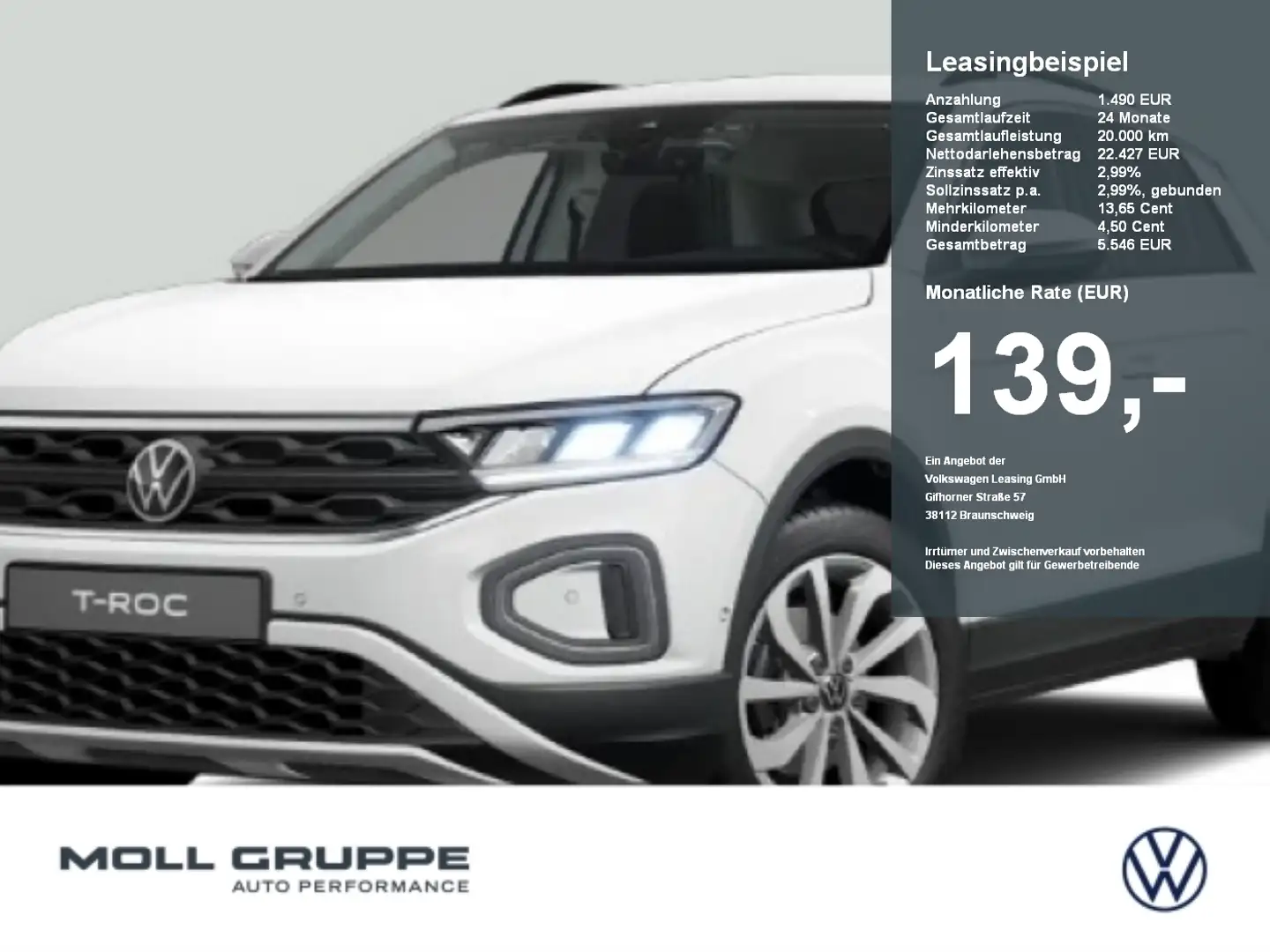 Volkswagen T-Roc Life 1.0 l TSI *LED/Kamera/GJR* Blanco - 1