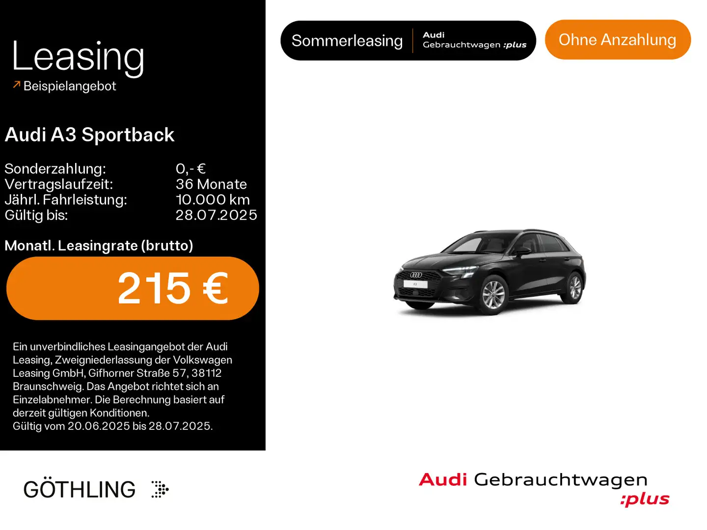 Audi A3 30 TDI S tro*Standh*LED*Virtual*Nav Noir - 1