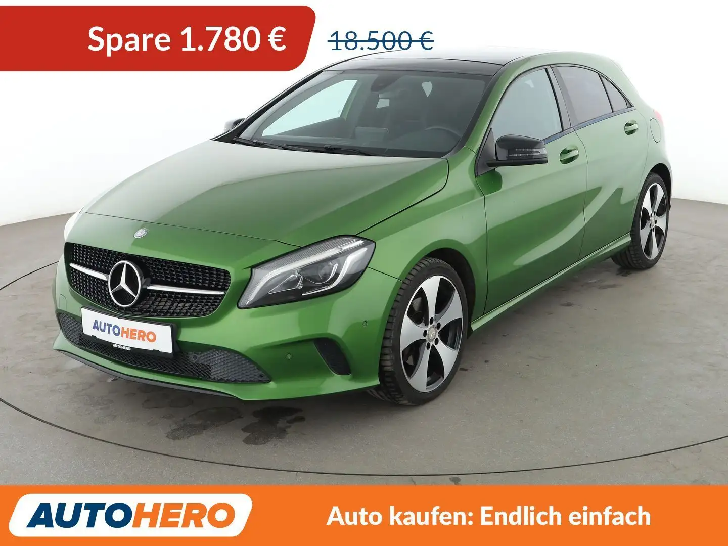 Mercedes-Benz A 200 BlueEfficiency Urban Aut.*LED*TEMPO*PDC*SHZ*KLIMA* Grün - 1