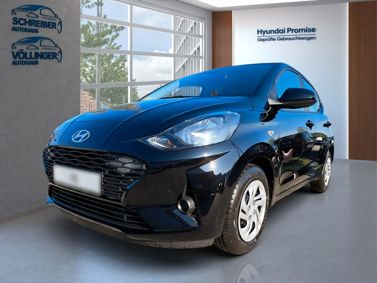 Hyundai i10 Select 1.0 63PS Benziner Schwarz - 1