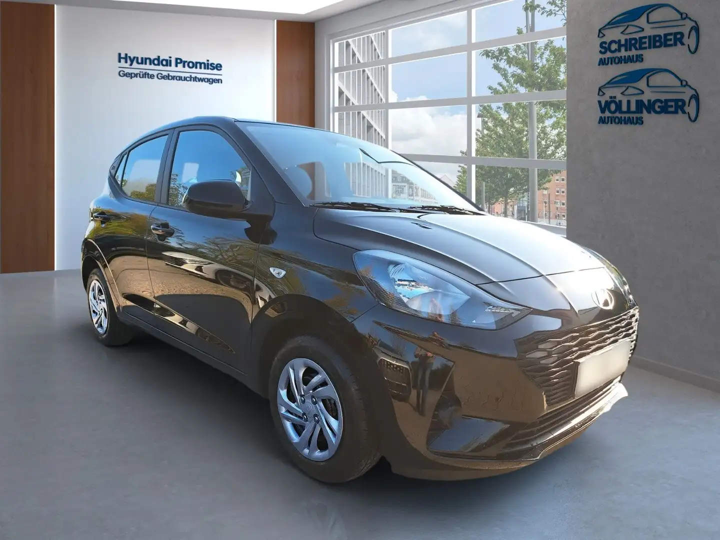 Hyundai i10 Select 1.0 63PS Benziner Schwarz - 2