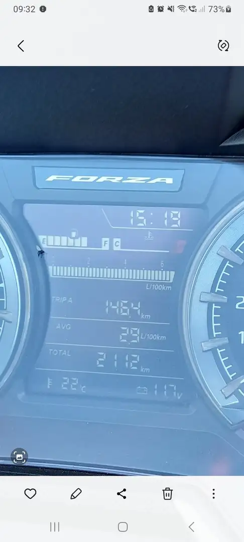 Honda Forza 350 Argent - 1