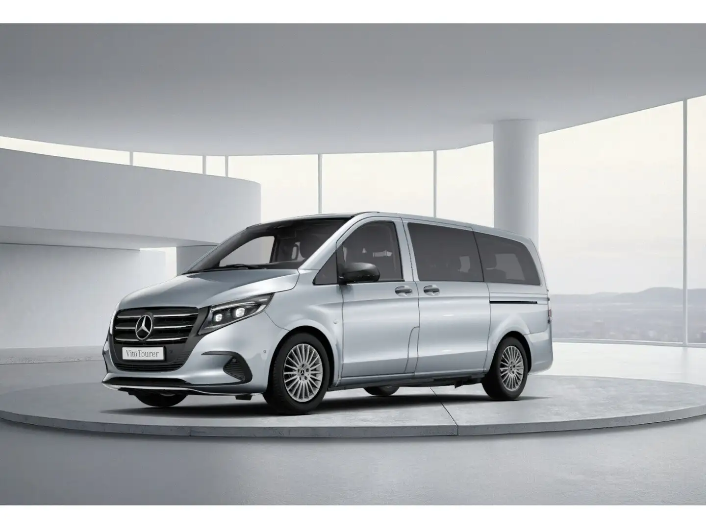 Mercedes-Benz Vito 116 CDI KombiSELECT Lang AHK 2,5t 8-Sitze Silber - 1