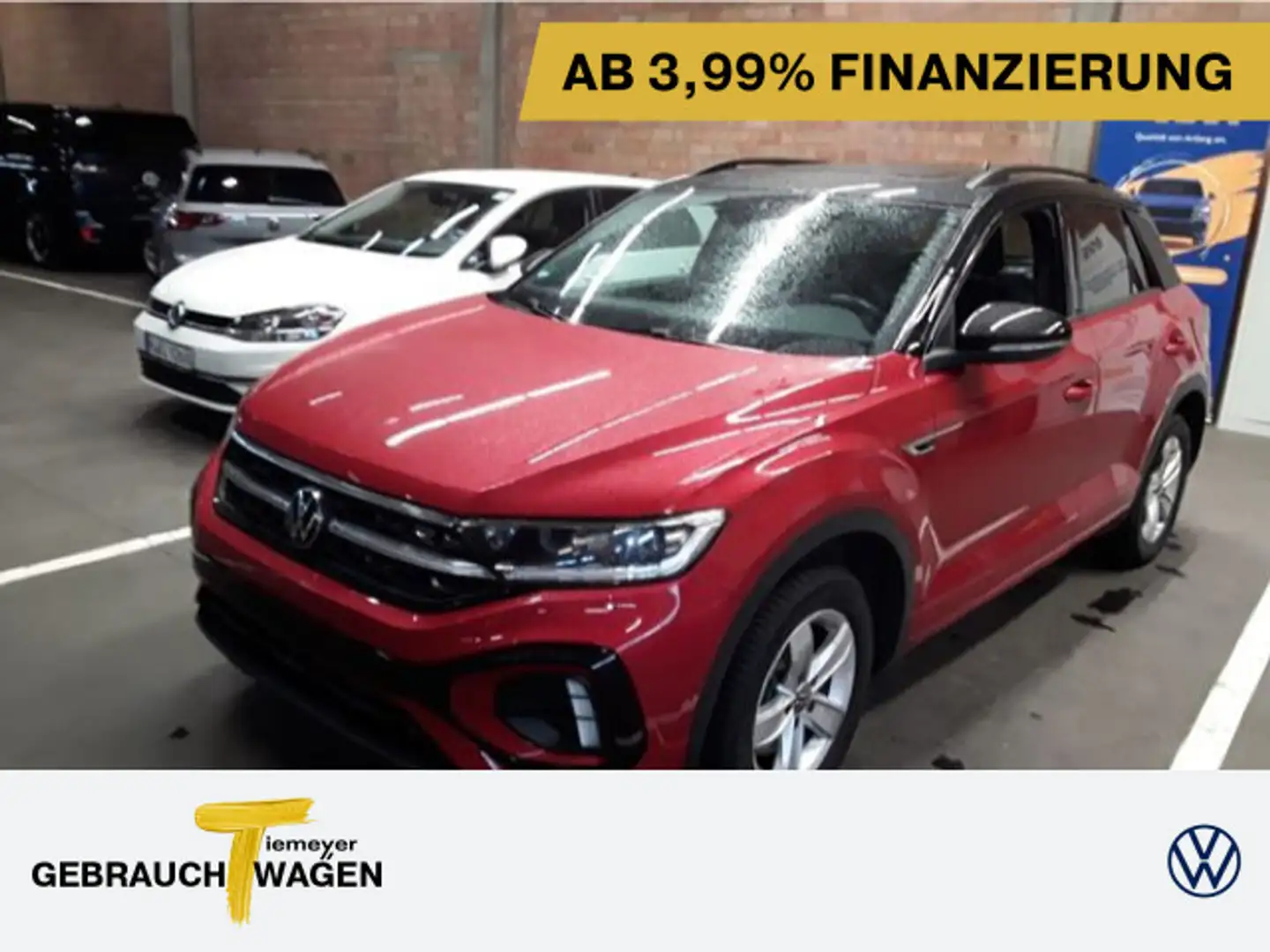 Volkswagen T-Roc 2.0 TDI DSG R-LINE BLACK PANO LM19 STHZG B Rot - 1