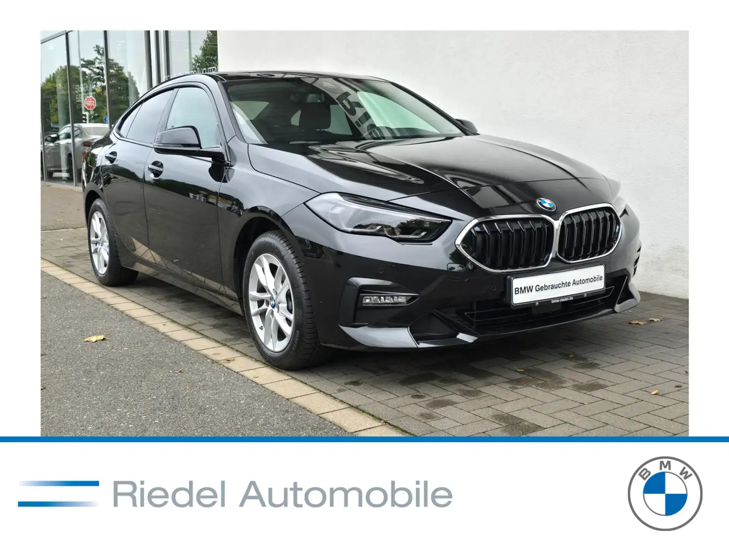 BMW 218 i Gran Coupe Sport Line Pano*HiFi*adapLED*SHZ Zwart - 1