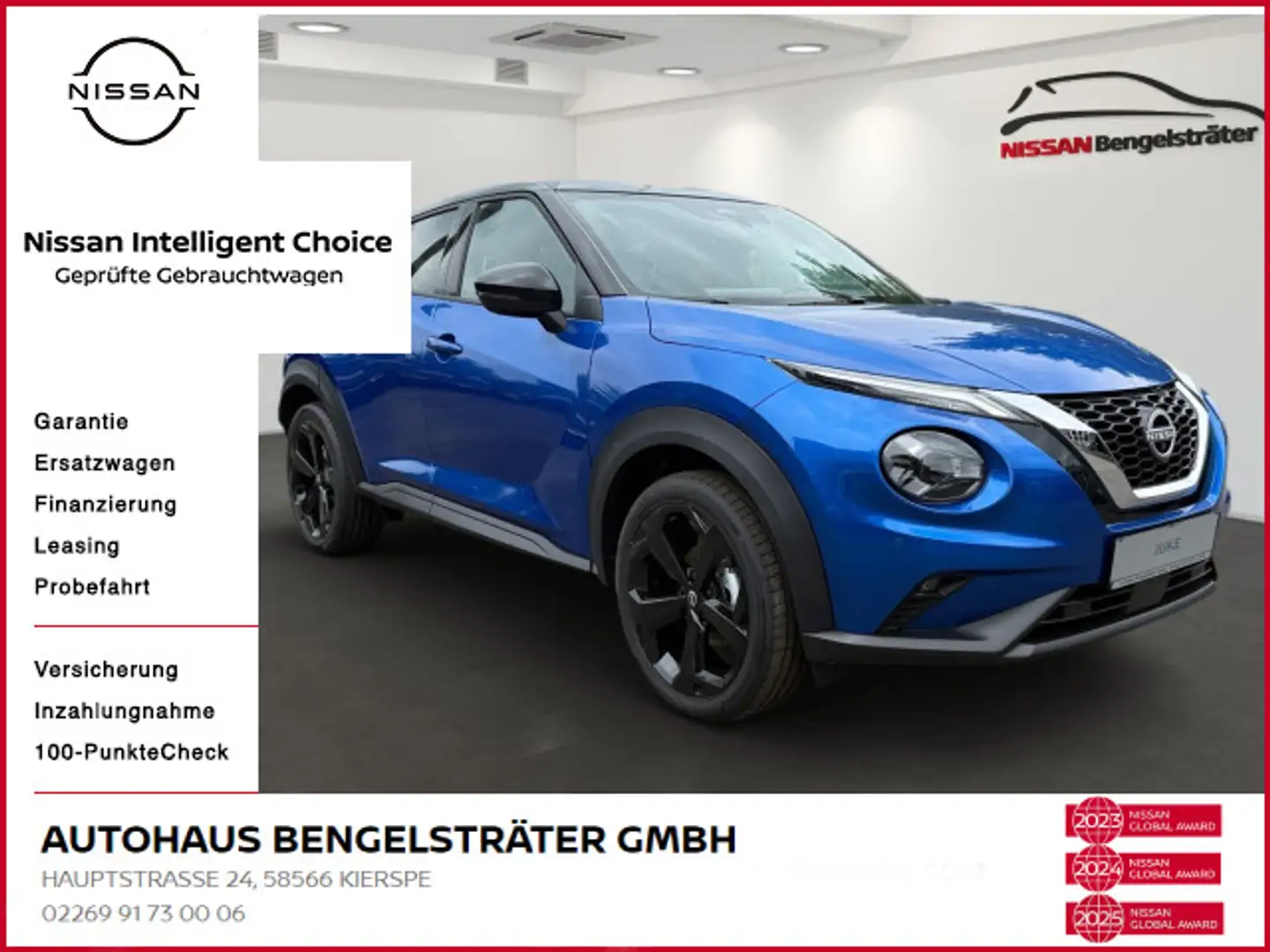 Nissan Juke 1.0 DIG-T Tekna Blau - 2
