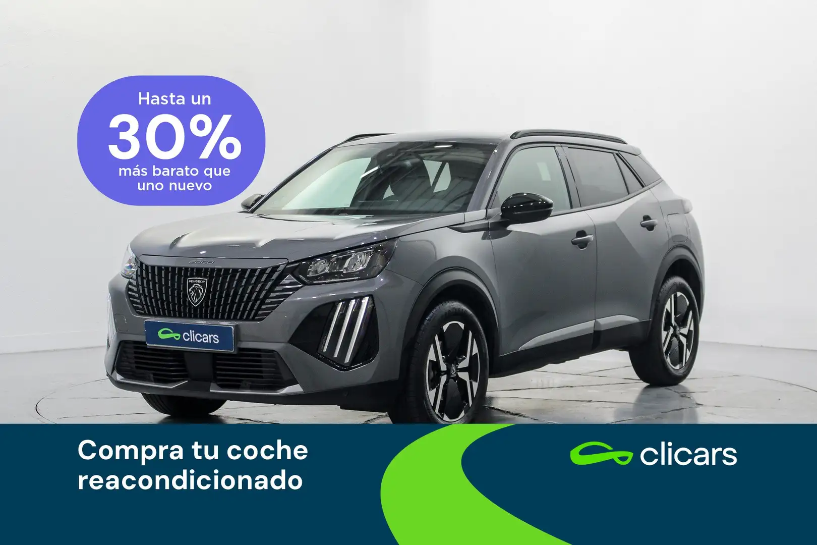 Peugeot 2008 1.2 PureTech S&S Allure 100 Gris - 1