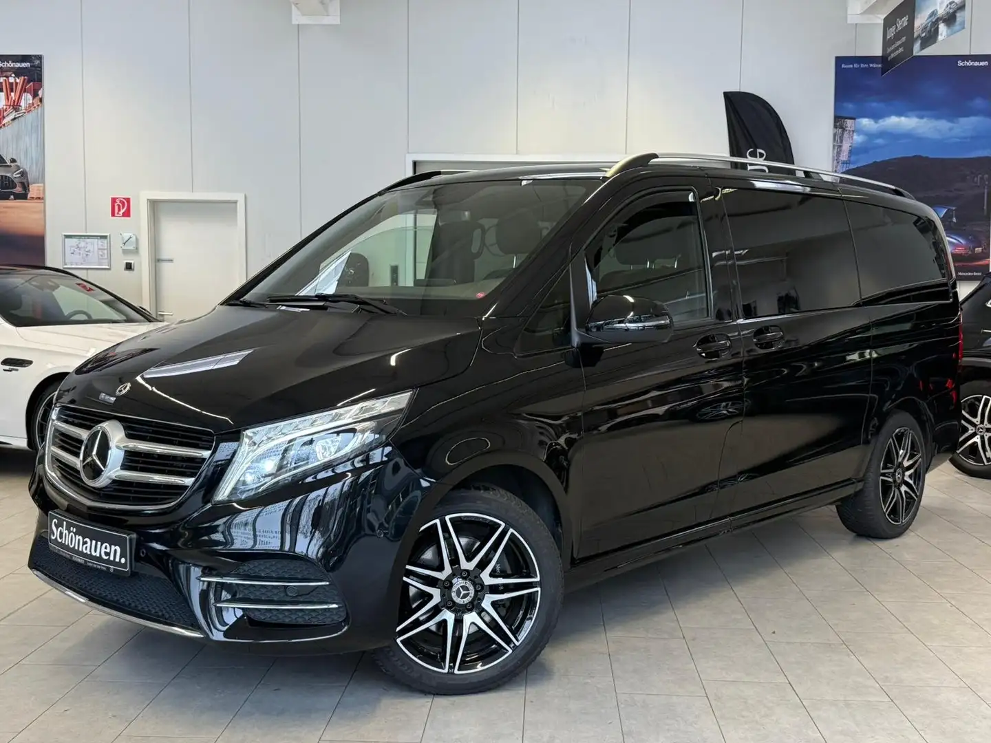 Mercedes-Benz V 250 d 4M EDITION Lang AMG+DISTR+PANO+STDHZ+AHK Schwarz - 1
