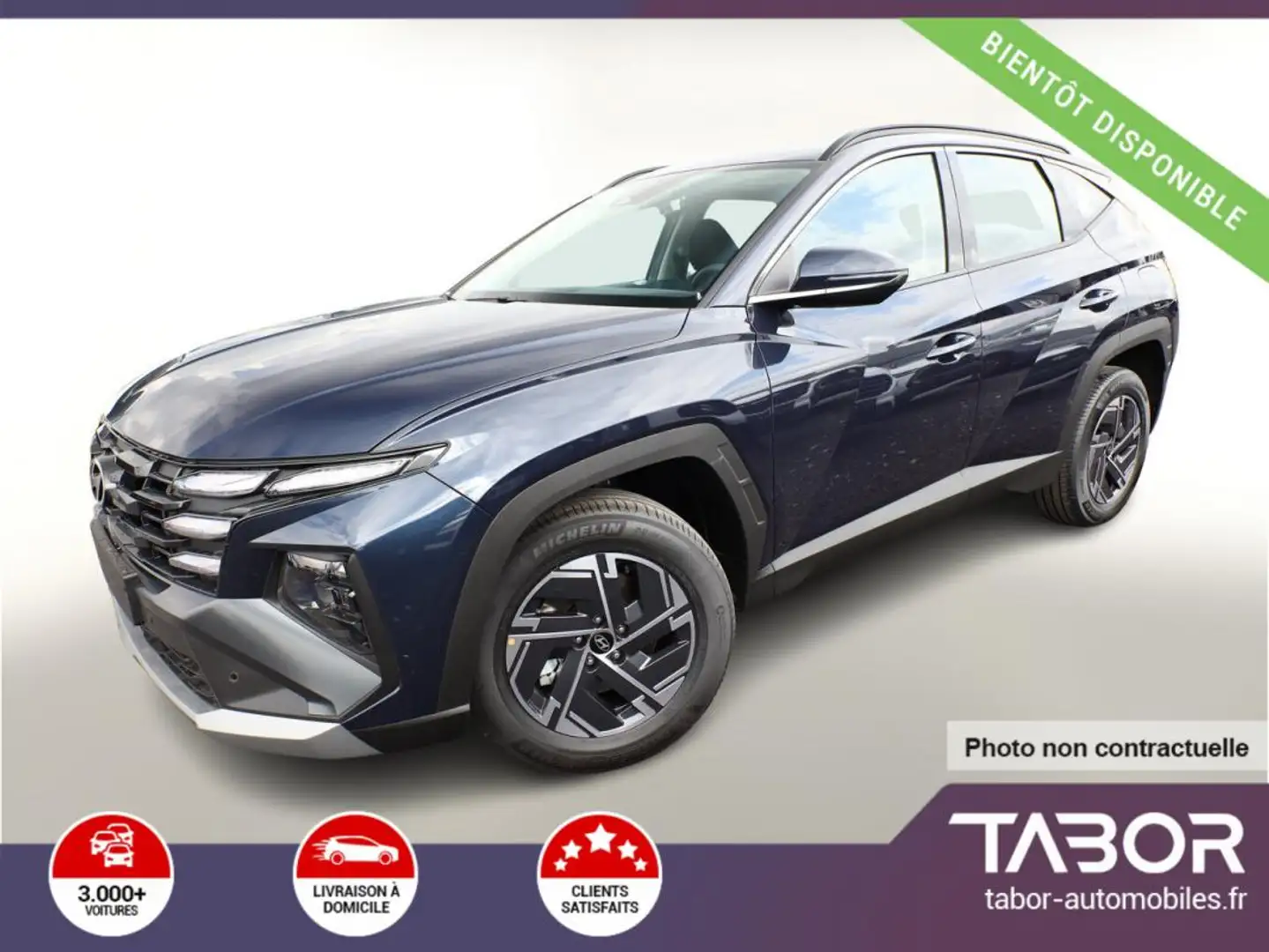 Hyundai TUCSON 1.6 HEV 215 DCT Select LED Nav Bleu - 1
