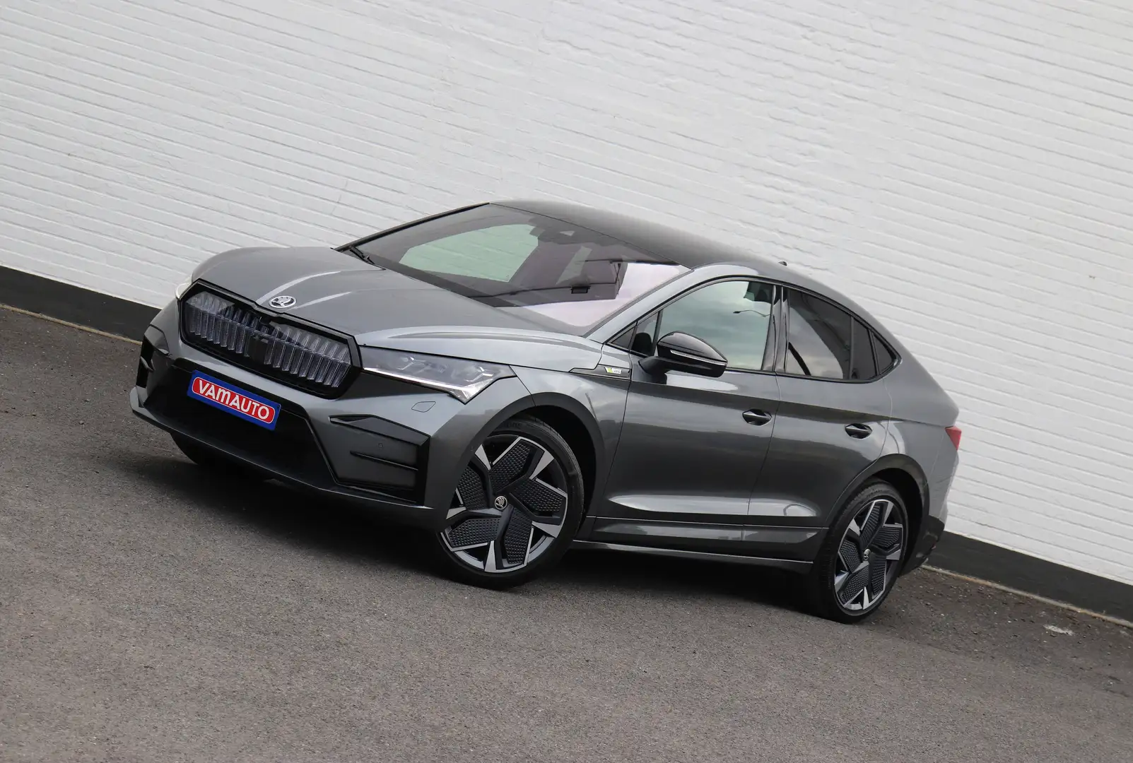 Skoda Enyaq Coué RS 80X 4x4 82 kWh - CANTON/Pano/Memory/HUD Gris - 2