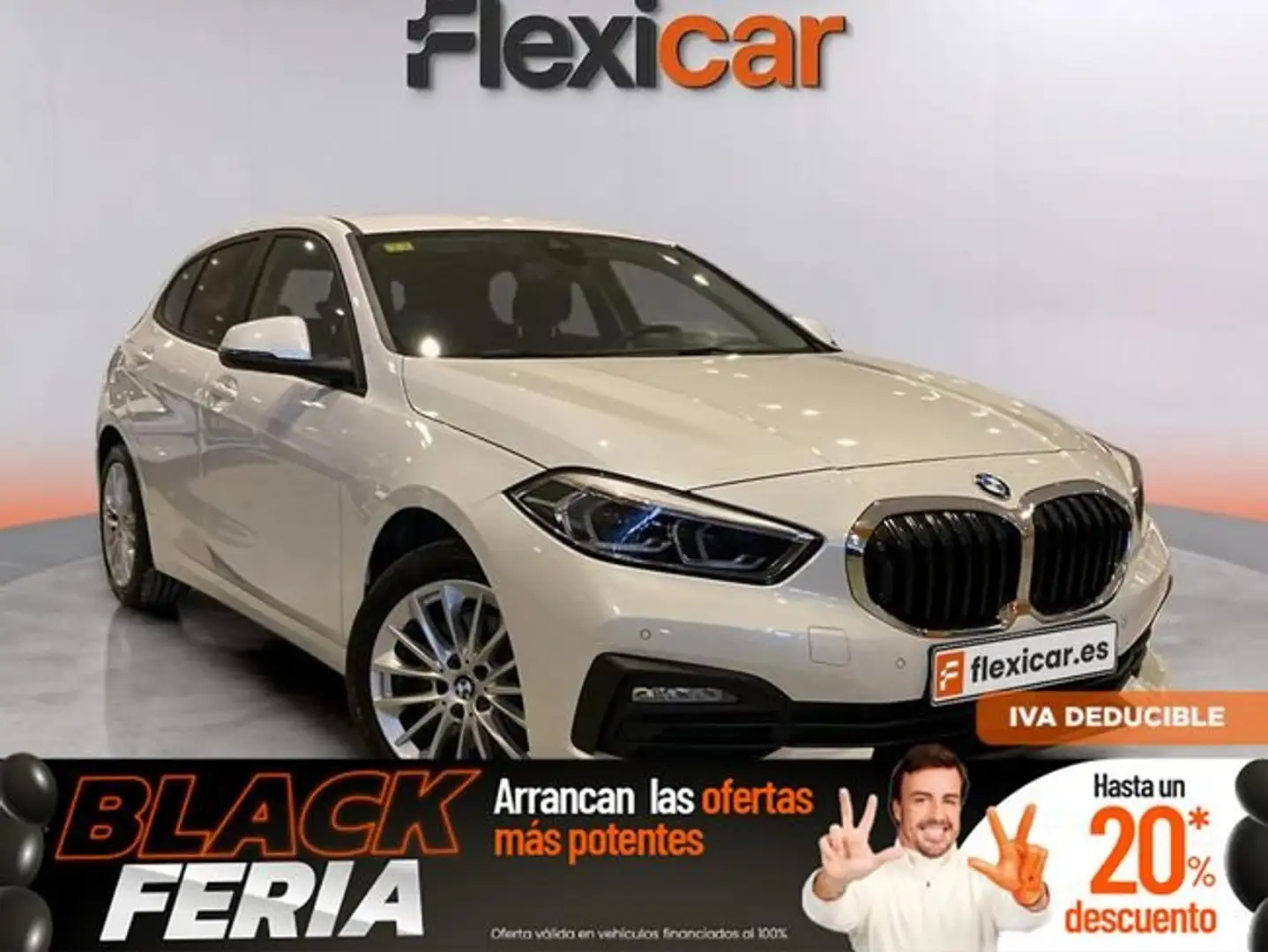 BMW 118 118i Blanc - 1