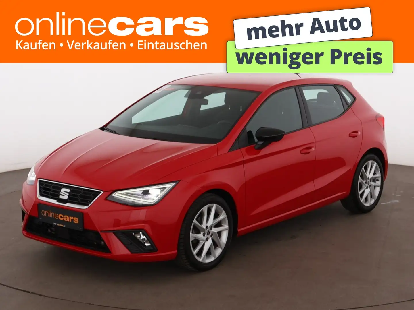 SEAT Ibiza 1.0 TSI FR Aut LED NAVI SITZHZG R-CAM TEMP Rot - 1