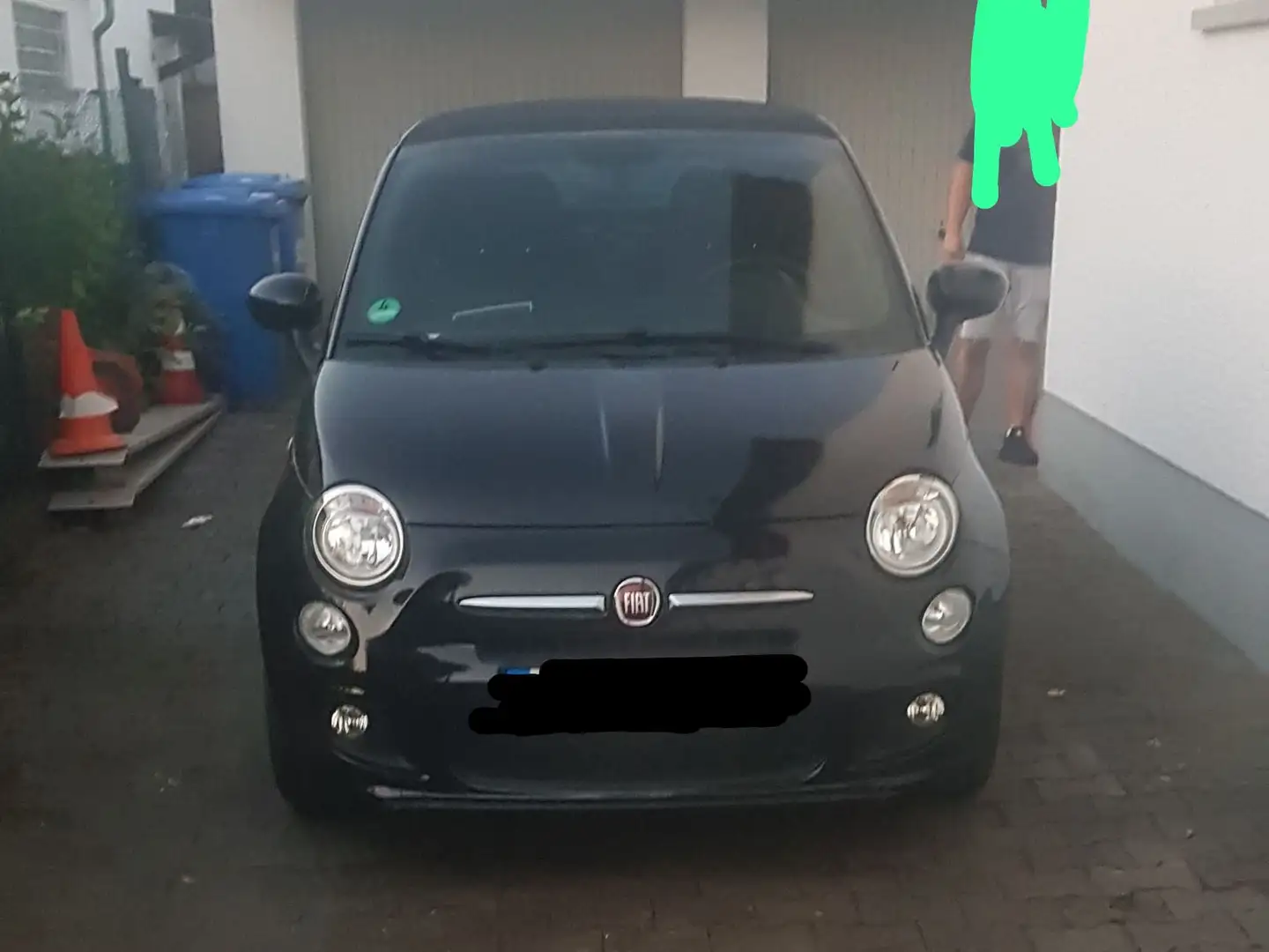Fiat 500C 1.2 Sport Ausstattung - TÜV 2027 Siyah - 2