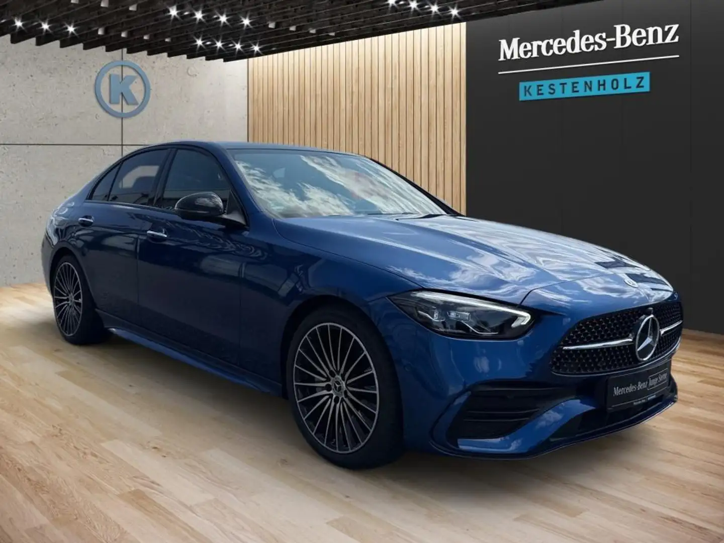 Mercedes-Benz C 300 *AMG*NIGHT*AHK*MEMO*PANO*360°KAMERA* Albastru - 2