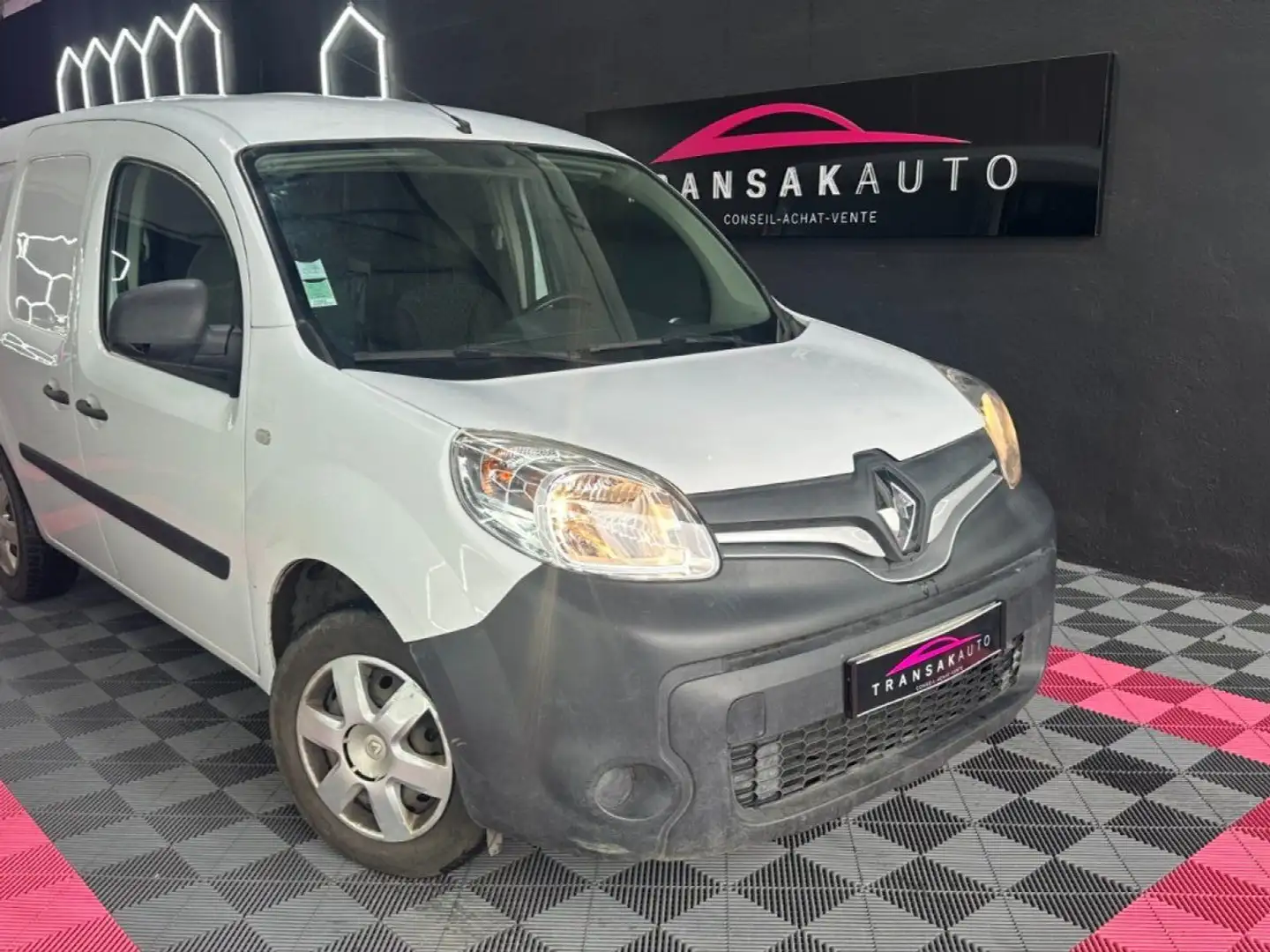 Renault Kangoo 3 PLACES 90 ch DCi 1.5 TVA Recup ~ Clim ~ Attelage Blanc - 1