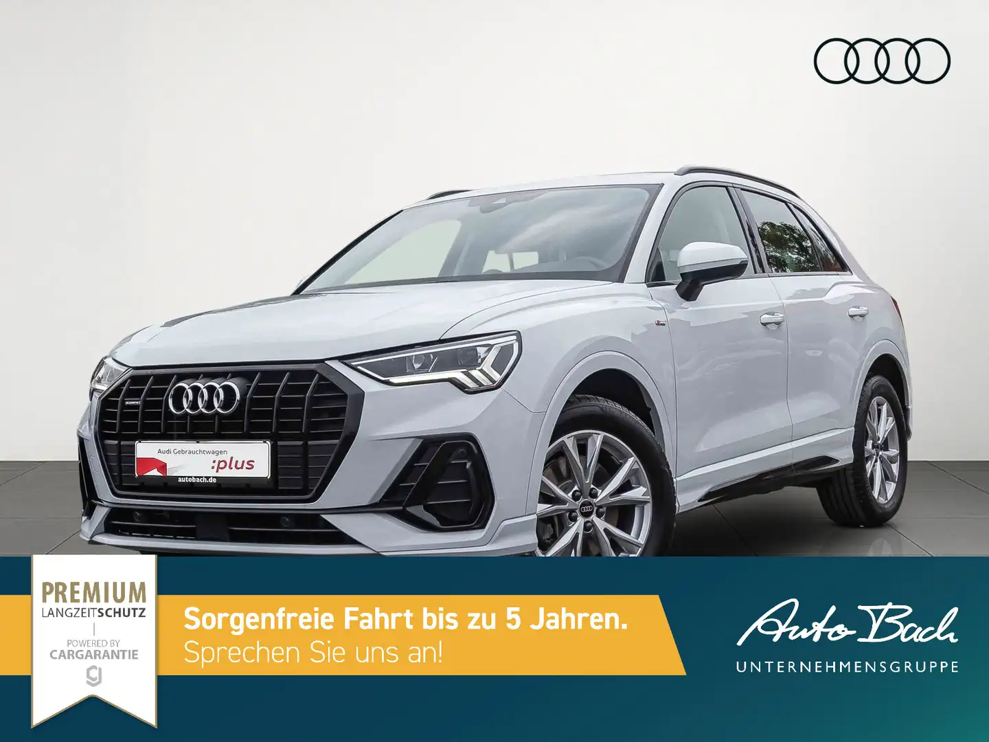 Audi Q3 S line 40TDI qu Stronic Navi LED GRA EPH AHK Blanc - 2