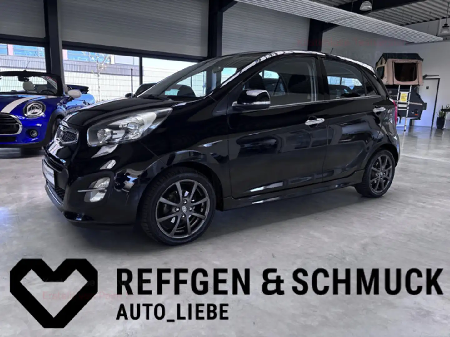 Kia Picanto SPIRIT +KLIMAAUTOMATIK+EINPARKHILFE+TÜV+ Černá - 1