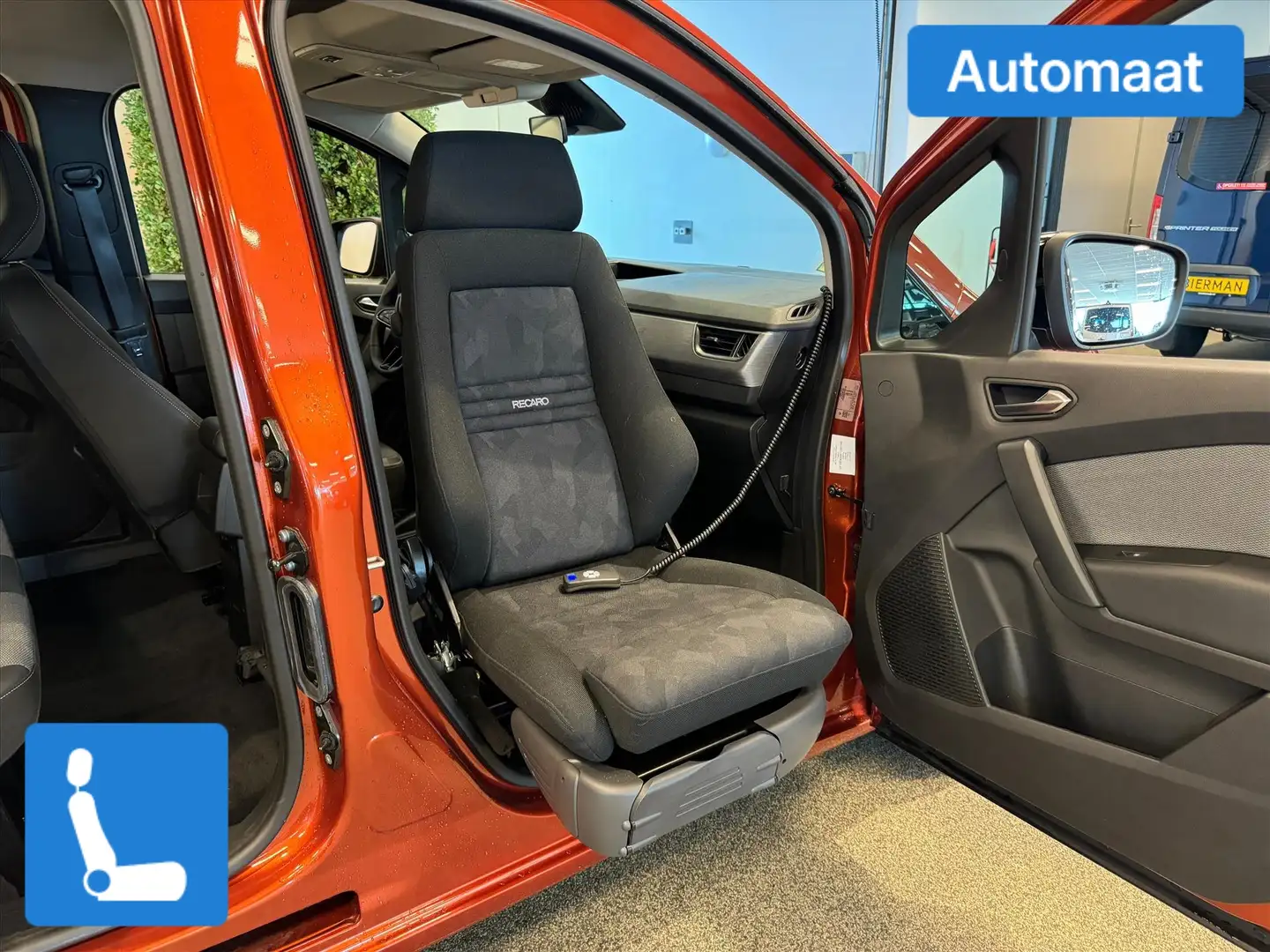 Renault Kangoo Draaistoel (Turny Evo + Carony onderstel) Oranje - 2