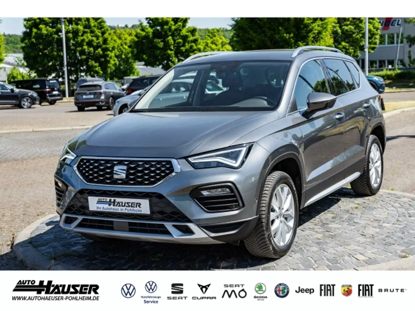 SEAT Ateca "OHNE ANZAHLUNG" Xperience 1.5 TSI DSG AHK EL. HEC Grau - 1