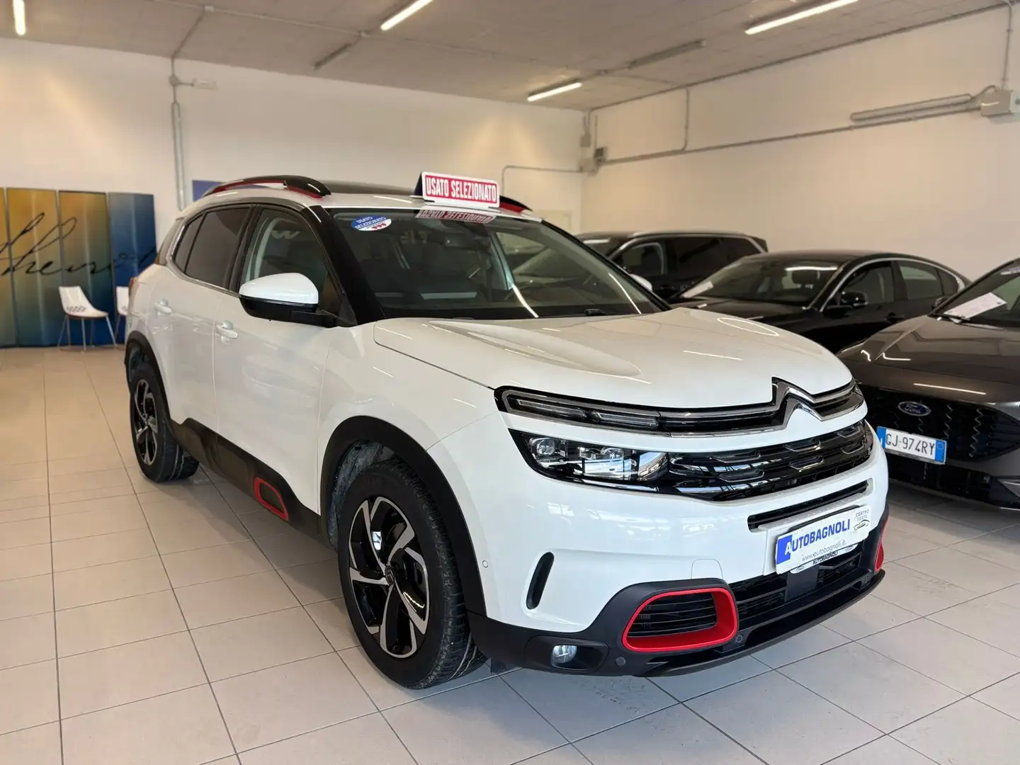 Citroen C5 Aircross SHINE BlueHDi 130 EAT8 N1 SPOTICAR Bianco - 2