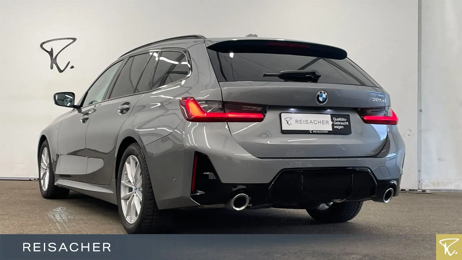 BMW 320 d A Tou M-Sport AHK LCPro HUD ACC 360° Pano Grau - 2