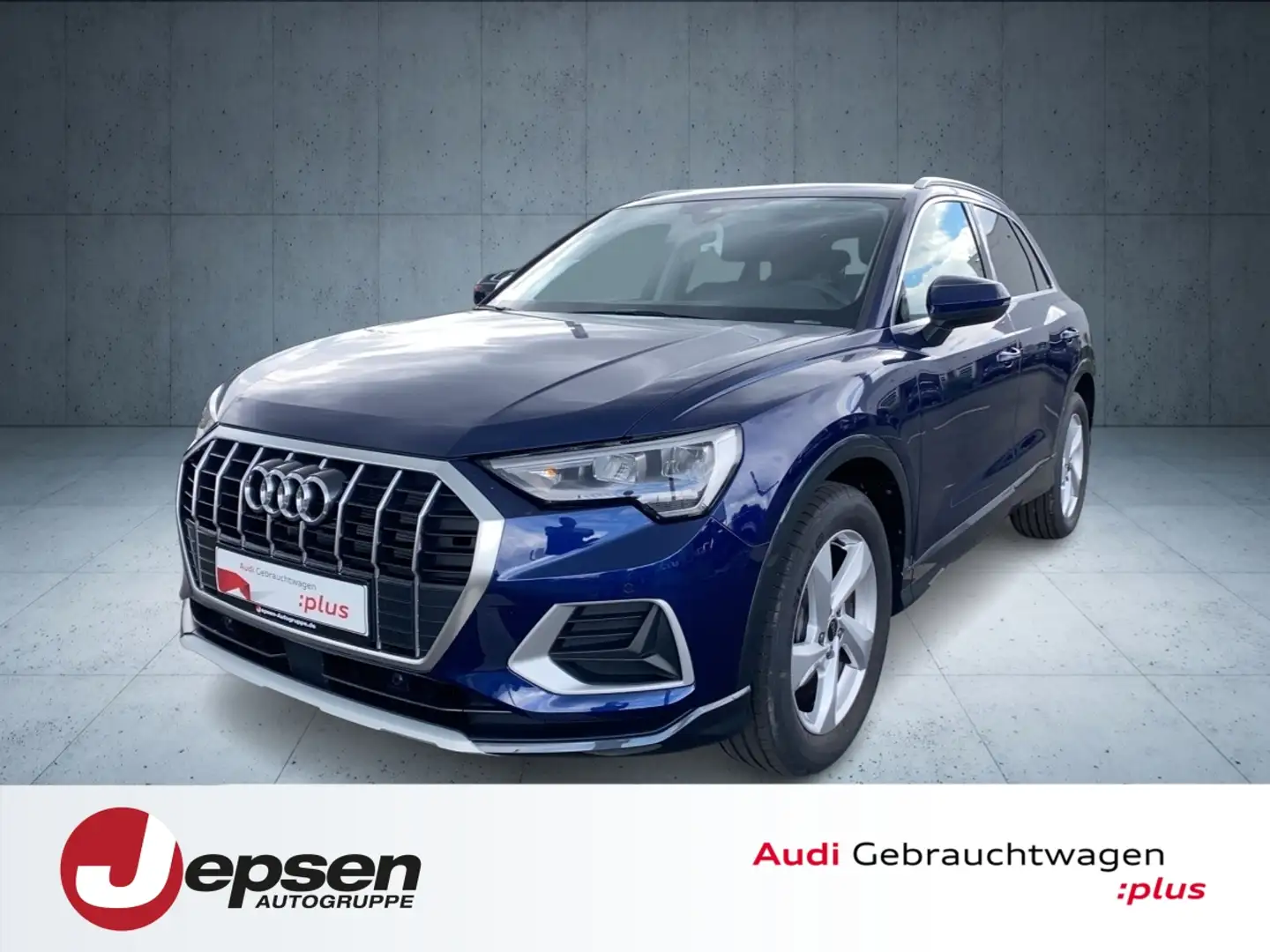 Audi Q3 advanced 35 TFSI S tr. Stdhzg AHK FLA ACC Nav Blauw - 1