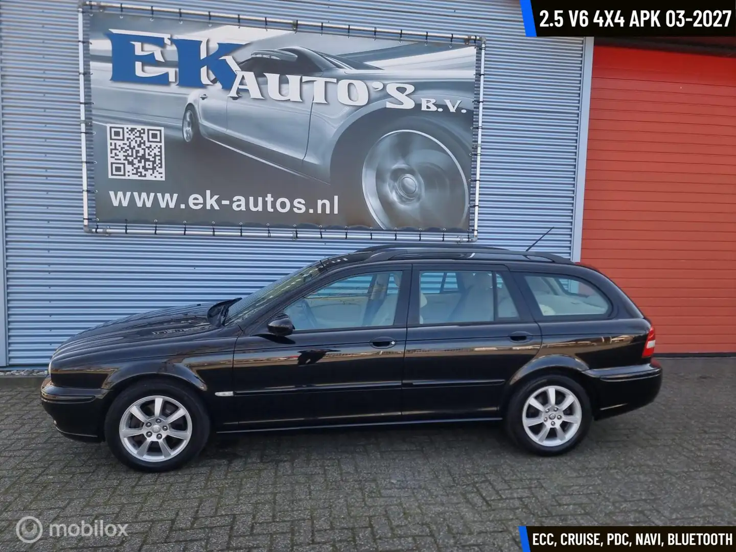 Jaguar X-Type Estate 2.5 V6 Executive 4x4 Navi, Cruise, ECC Schwarz - 1
