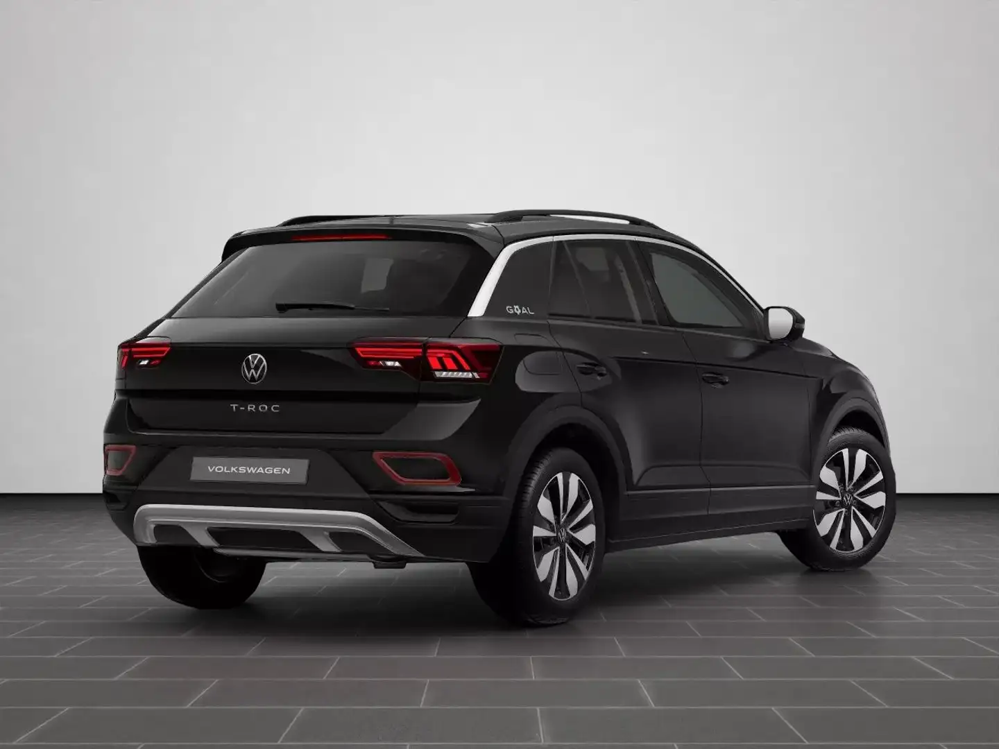 Volkswagen T-Roc Goal 1.0 TSI | 17" mit Ganzjahresreifen | Schwarz - 2