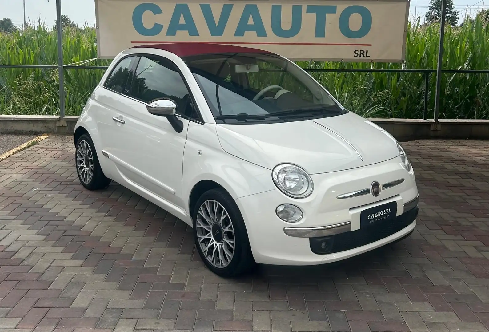 Fiat 500 C 1.2 Cabrio Bianco - 1