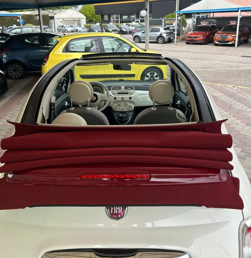 Fiat 500 C 1.2 Cabrio Bianco - 2