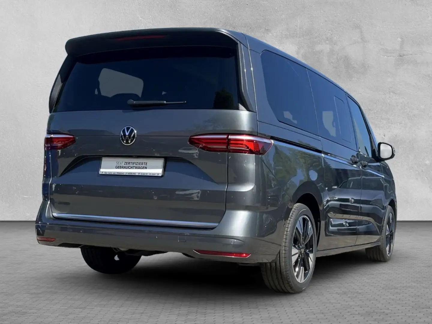 Volkswagen T7 Multivan Lang 2.0 TDI Style AHK PANO ACC NAVI KLIMA APPLECA Gris - 2
