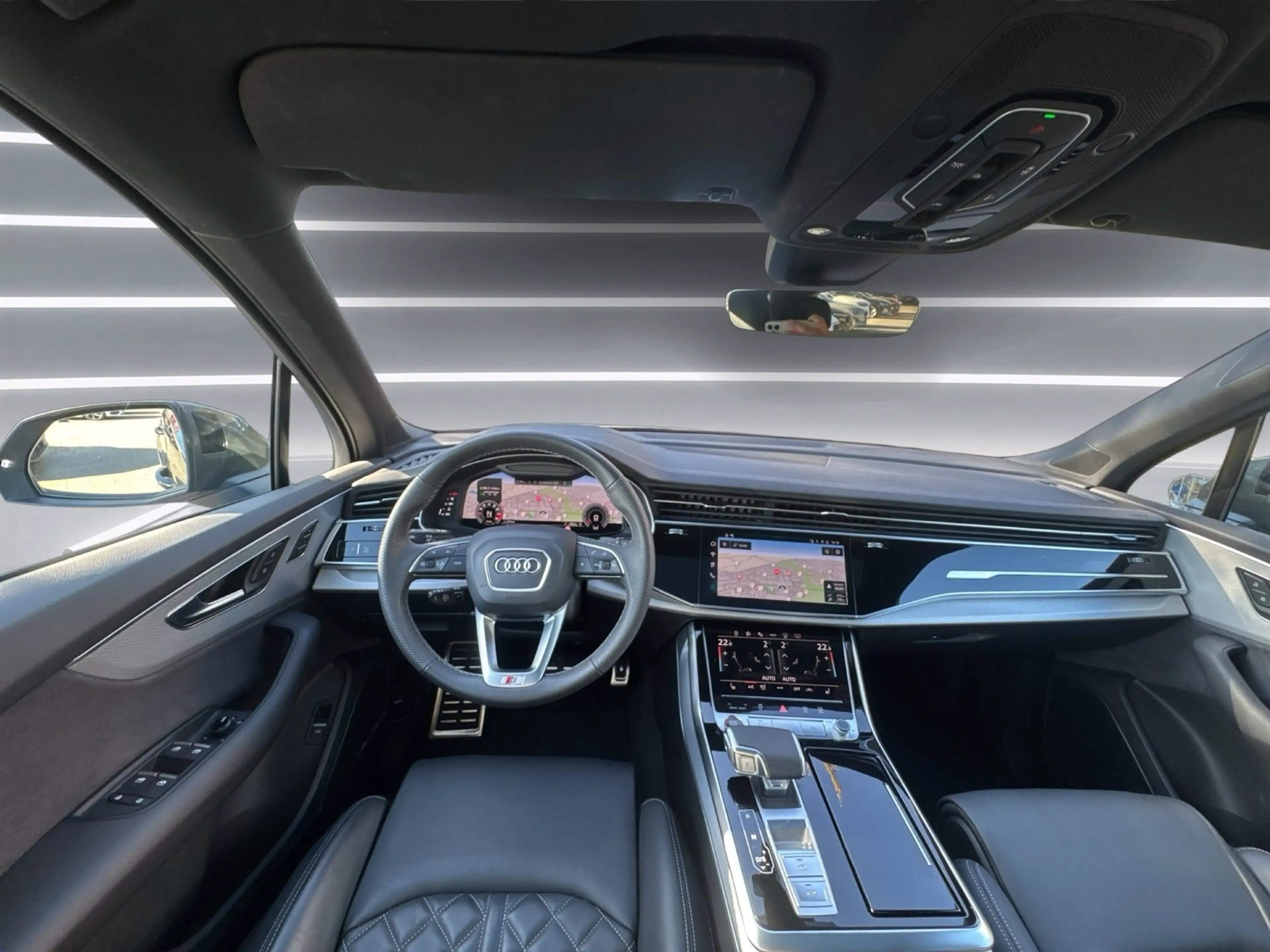 Audi SQ7 TFSI AHK HD-MATRIX Memory PANO B&O HuD 22" — photo 12