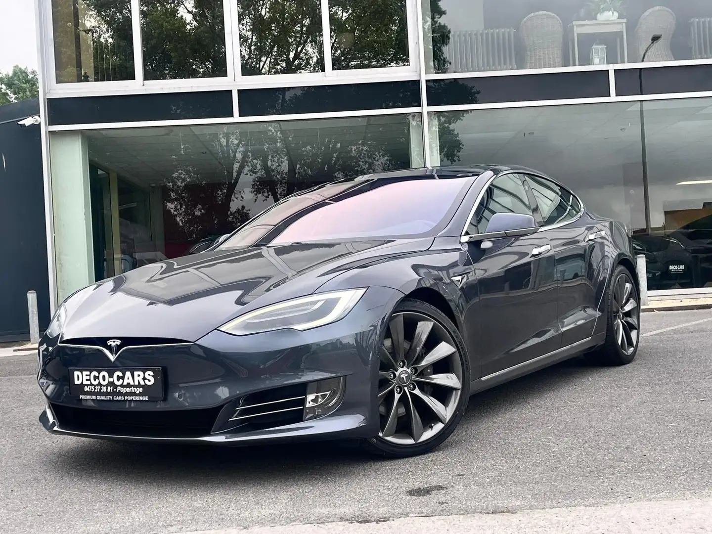 Tesla Model S DUAL MOTOR ! / ZEER NETTE STAAT !!! /   87.437KM Šedá - 1