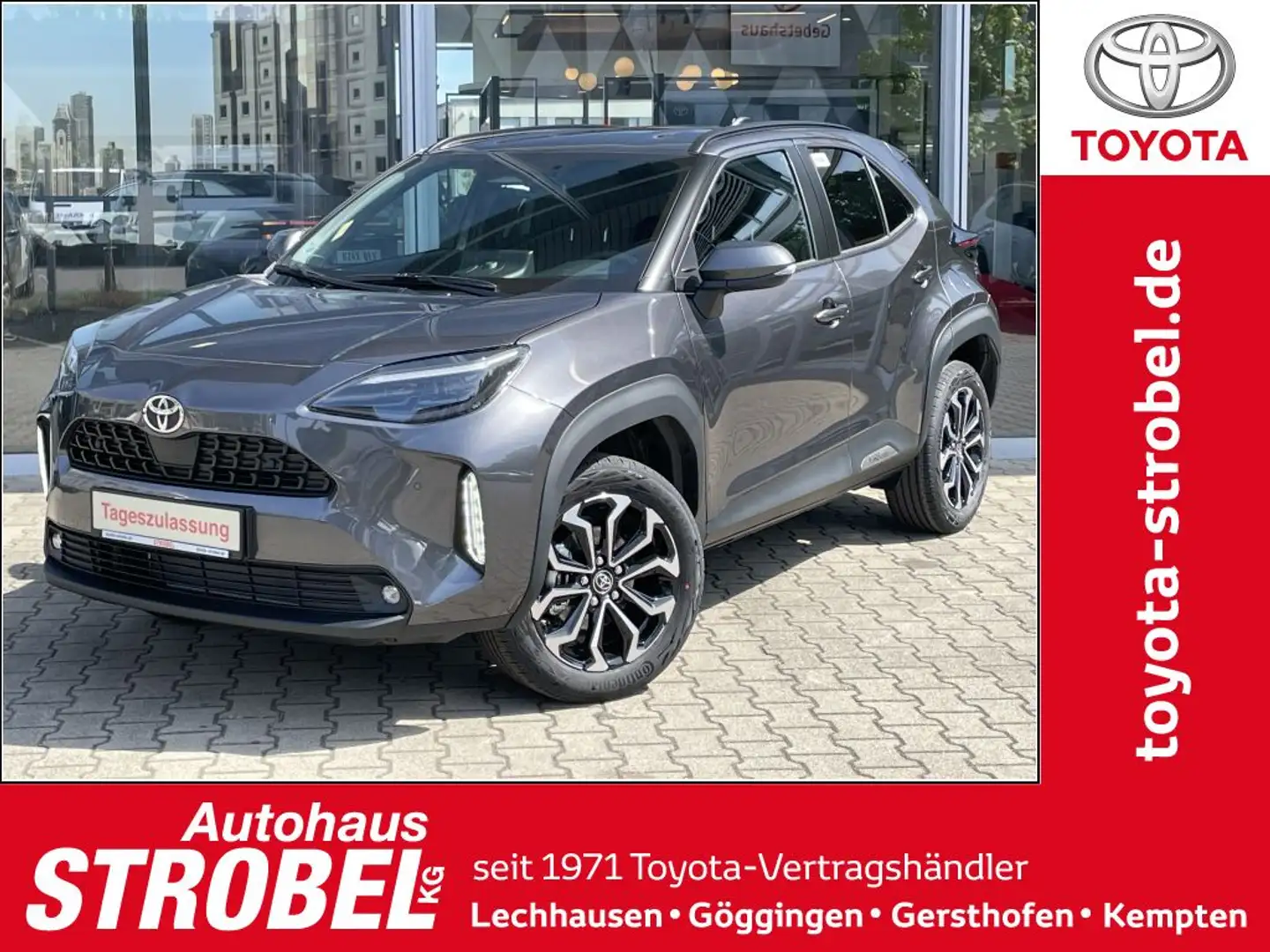 Toyota Yaris Cross Hybrid 130 1.5 VVT-i Teamplayer Grau - 1