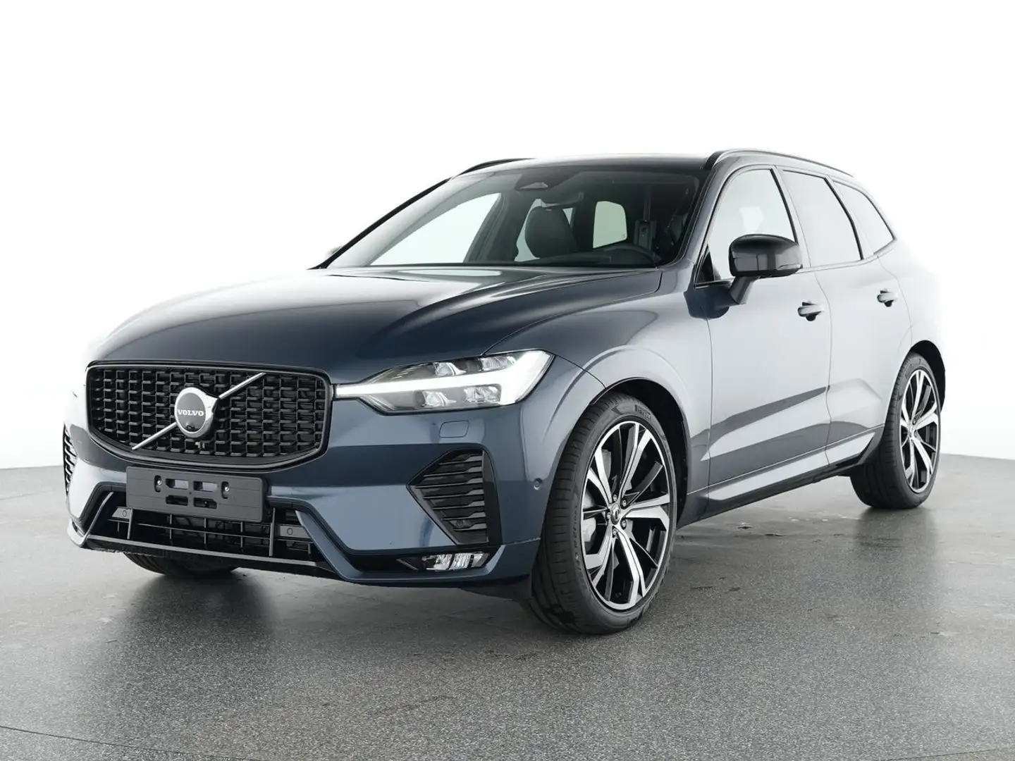Volvo XC60 B5 Plus Dark AWD !!!PANO+LUFTFW+360°+AHK!!! Blauw - 1