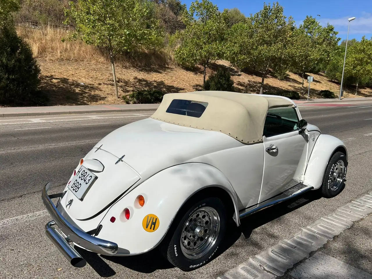 Volkswagen Beetle Histórico de 1968 Descapotable transformado homolg, foto 6
