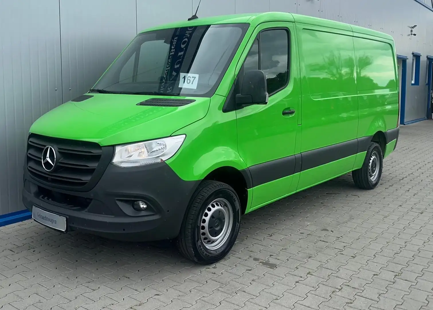 Mercedes-Benz Sprinter SPRINTER 317 LANG 9G-TRONIC TOTWINKEL 360°KAMERA Groen - 1